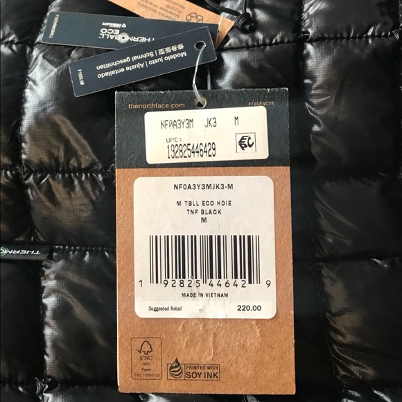 ⚜️THE NORTH FACE THERMOBALL JACKET, Small_NWT - Picture 4 of 5
